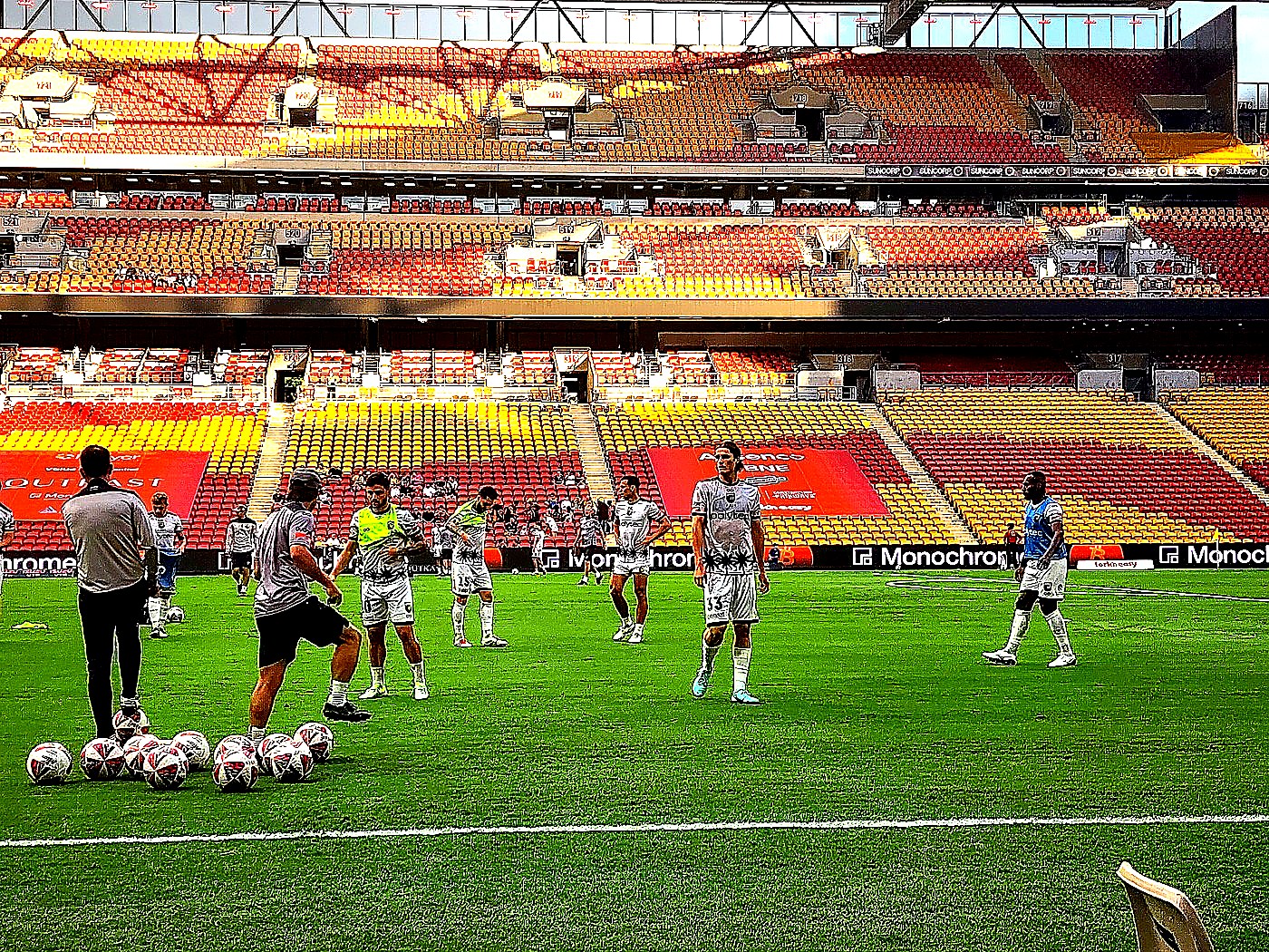 Team warmup